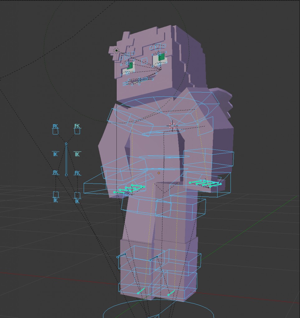 Girl Minecraft Rig  preview image 2
